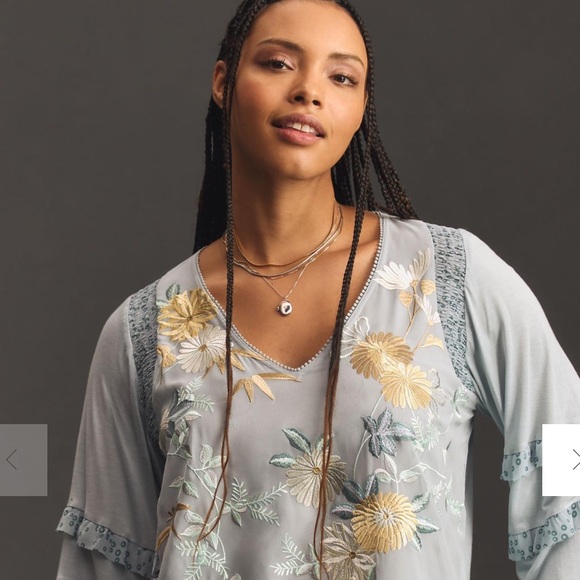 Tiny Frances Long-Sleeve Ruffled Top - Picture 4 of 12